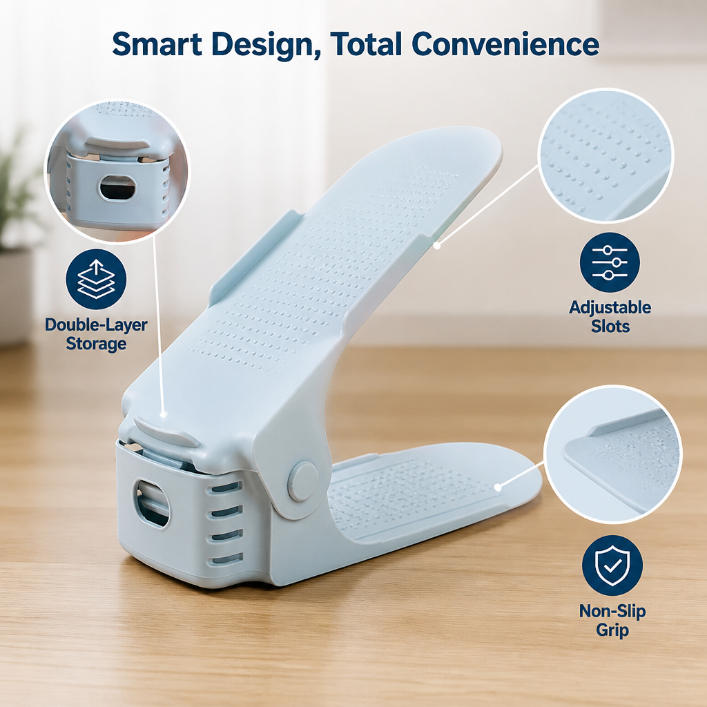 SolaStride™ — Maximize Your Space and Showcase Every Pair with Style and Order
