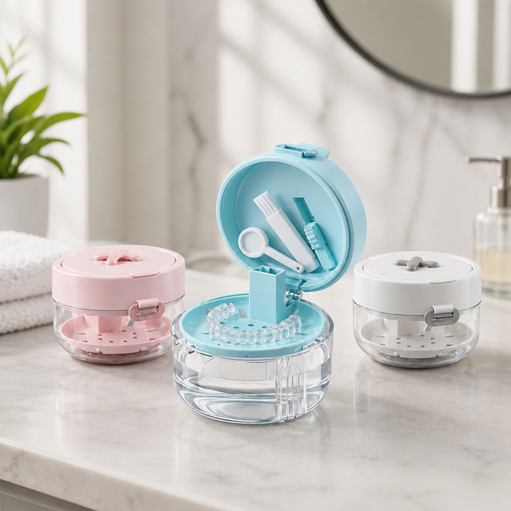 ClearGlide™ — Effortless Retainer Care That Keeps You Fresh, Clean, and Ready to Go