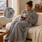 Velvora™ Coral Fleece Long Robe — Wrap Yourself in Unmatched Warmth and Everyday Luxury