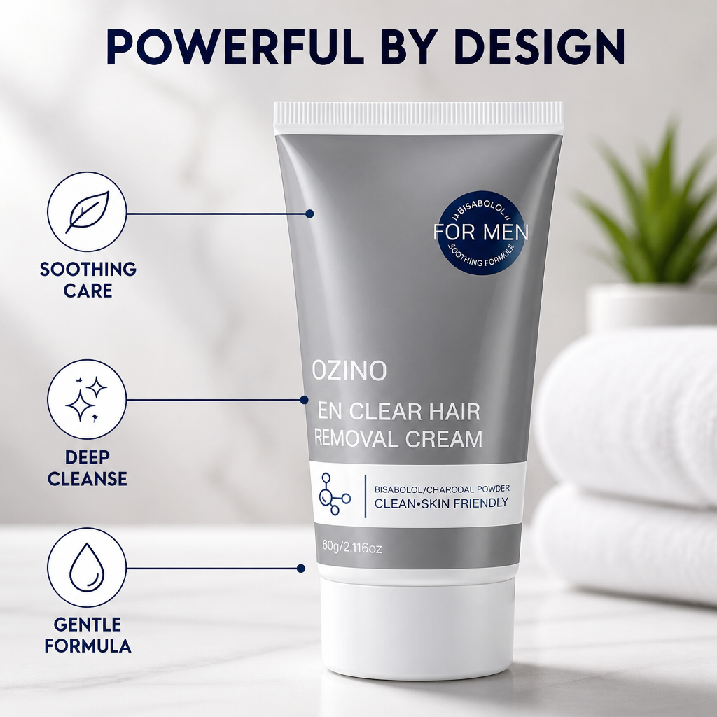 VeloDerm™ Hair Removal Cream — Zap Thick Hair Instantly for Baby-Soft, Irritation-Free Skin