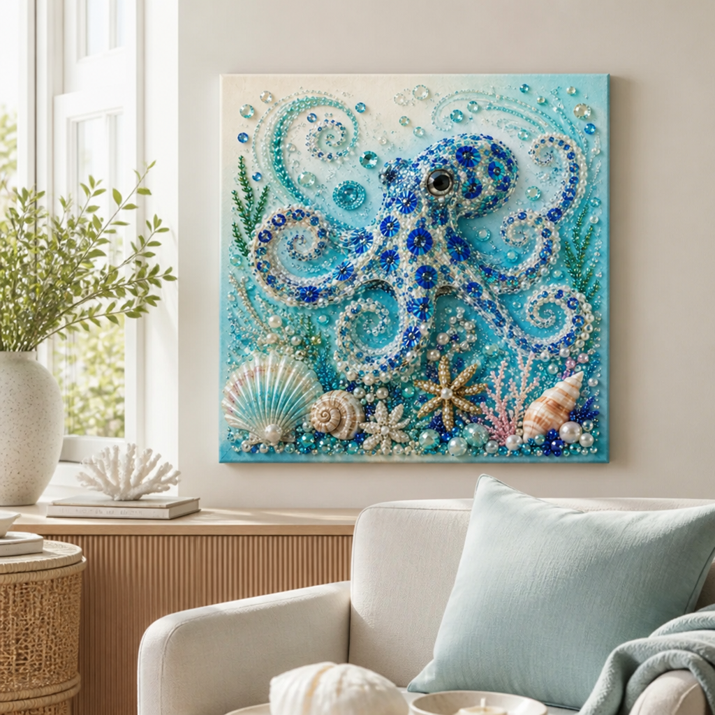 SeaLustre™ Pearl Art Kit — Melt Stress Away with Every Shimmering Pearl You Place