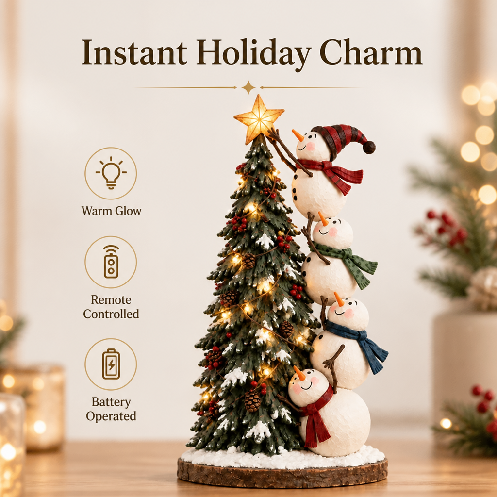 SnowglowGather™ — Bring Your Christmas Corner to Life with a Cozy, Heartwarming Glow