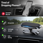 IronCladGrip™ — Drive Confidently with Unshakable Phone Security and Total Hands-Free Control