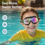 Neruvo™ Goggles — Let Your Child Swim Confidently with Crystal-Clear, Leakproof Comfort