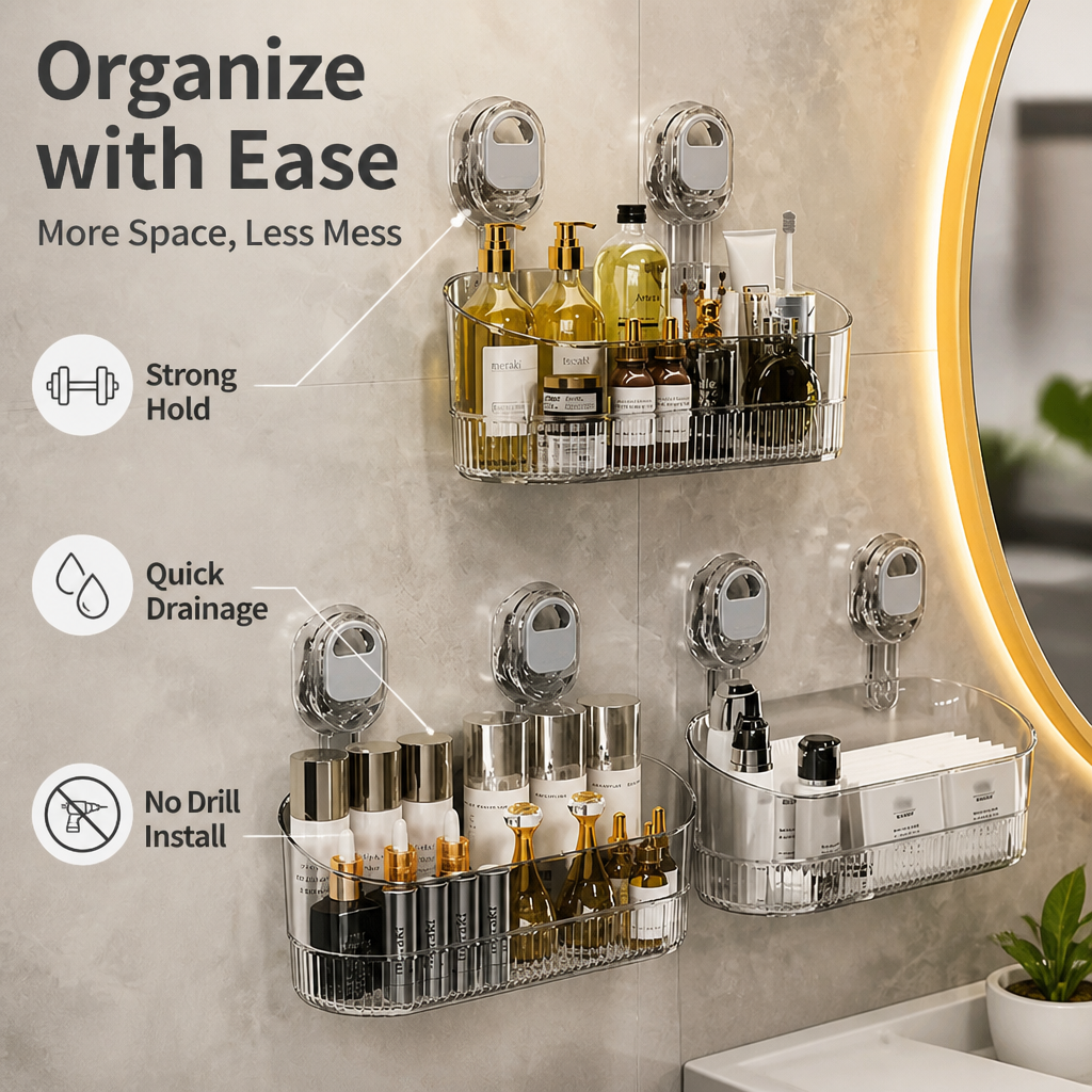 AquaVault™ — Instantly Clear Chaos and Enjoy a Spotless, Stress-Free Bathroom