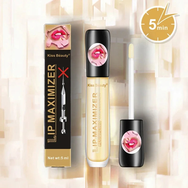 VeluxeLush™ Transparent Lip Plumping Oil — Unleash Soft, Smooth, Irresistibly Plump Lips Every Day