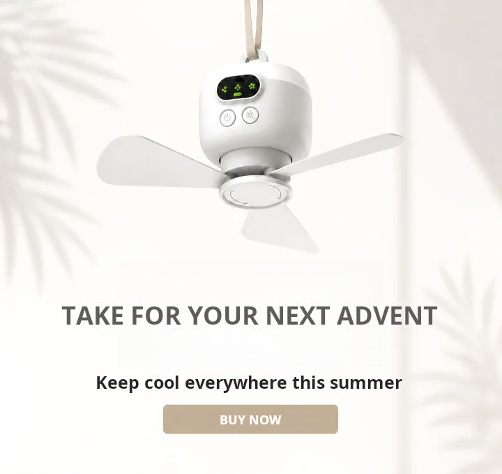 GlideAir™ — Instantly Refresh Any Space with Cool Breeze and Inviting Light