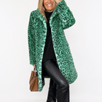 WildFierce™ Leopard Mid-Length Jacket — Ignite Confidence with Lightweight, Cozy Warmth That Commands Attention