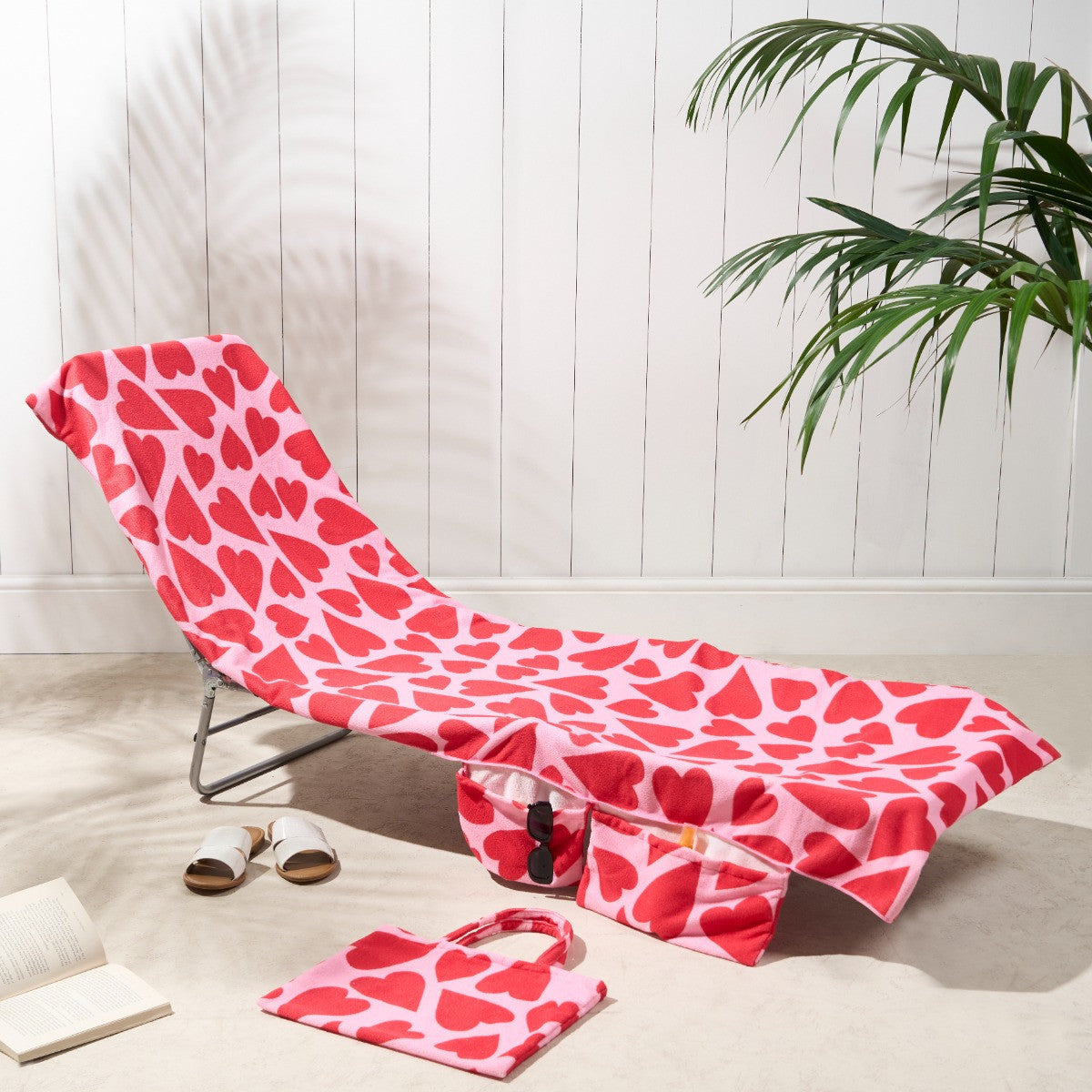 ShoreEase™ Sun Lounger Towel — Escape Sand Hassles with Instant Dry Comfort and Secure Storage