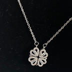 LuckAmore™ Magnetic Heart Necklace — Unlock Love’s Spark with Every Glance