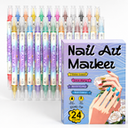 VividMuse™ Dual-Tip Nail Art Pens — Unleash Stunning, Smudge-Free Nails That Demand Attention