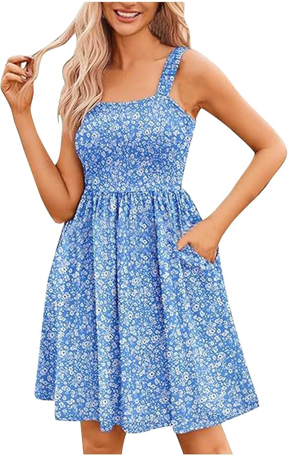 BellaLuxe™ Floral Sundress — Effortless Confidence and All-Day Freedom in Every Bloom