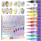 LumaFizz™ 12-Color Nail Art Pen Set — Ignite Bold, Head-Turning Nails That Showcase Your True Style