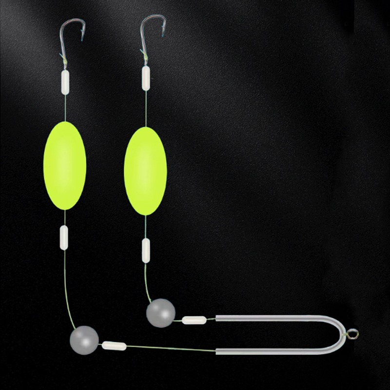 HydroGlide™ Dual-Hook Rig — Hook More Fish Without the Snag Frustration