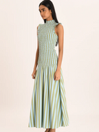 VelaVerve™ Stripe Maxi Dress — Unleash Effortless Elegance That Moves with You