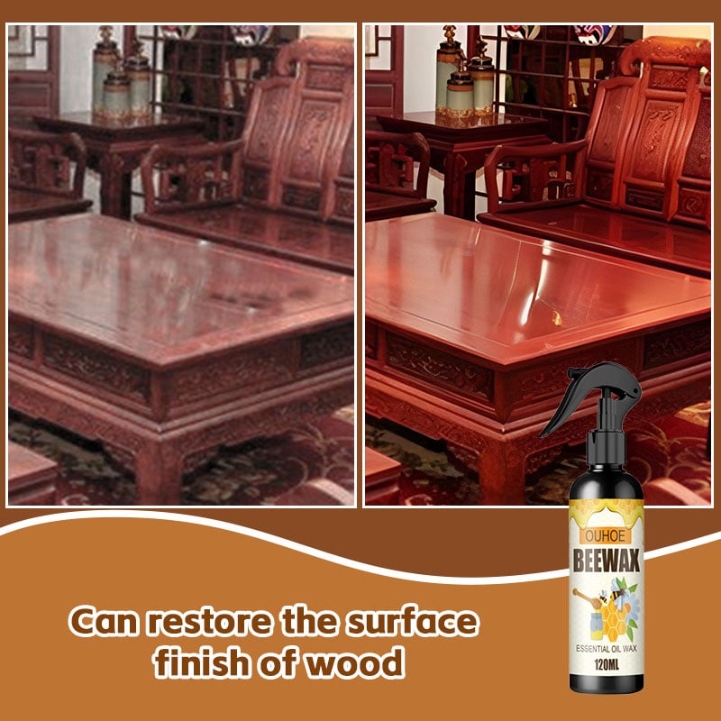 SilkWood™ Natural Beespray — Instantly Revive Your Wood’s Natural Glow Without Harsh Chemicals