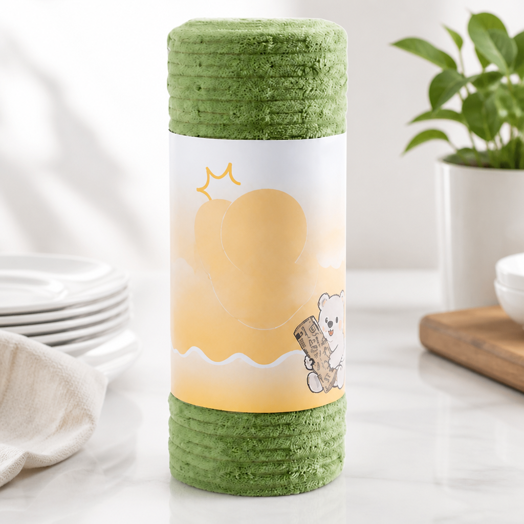 MiraClean™ Tearable Cleaning Cloth Roll — Cut Through Messes Fast and Enjoy a Sparkling, Stress-Free Home