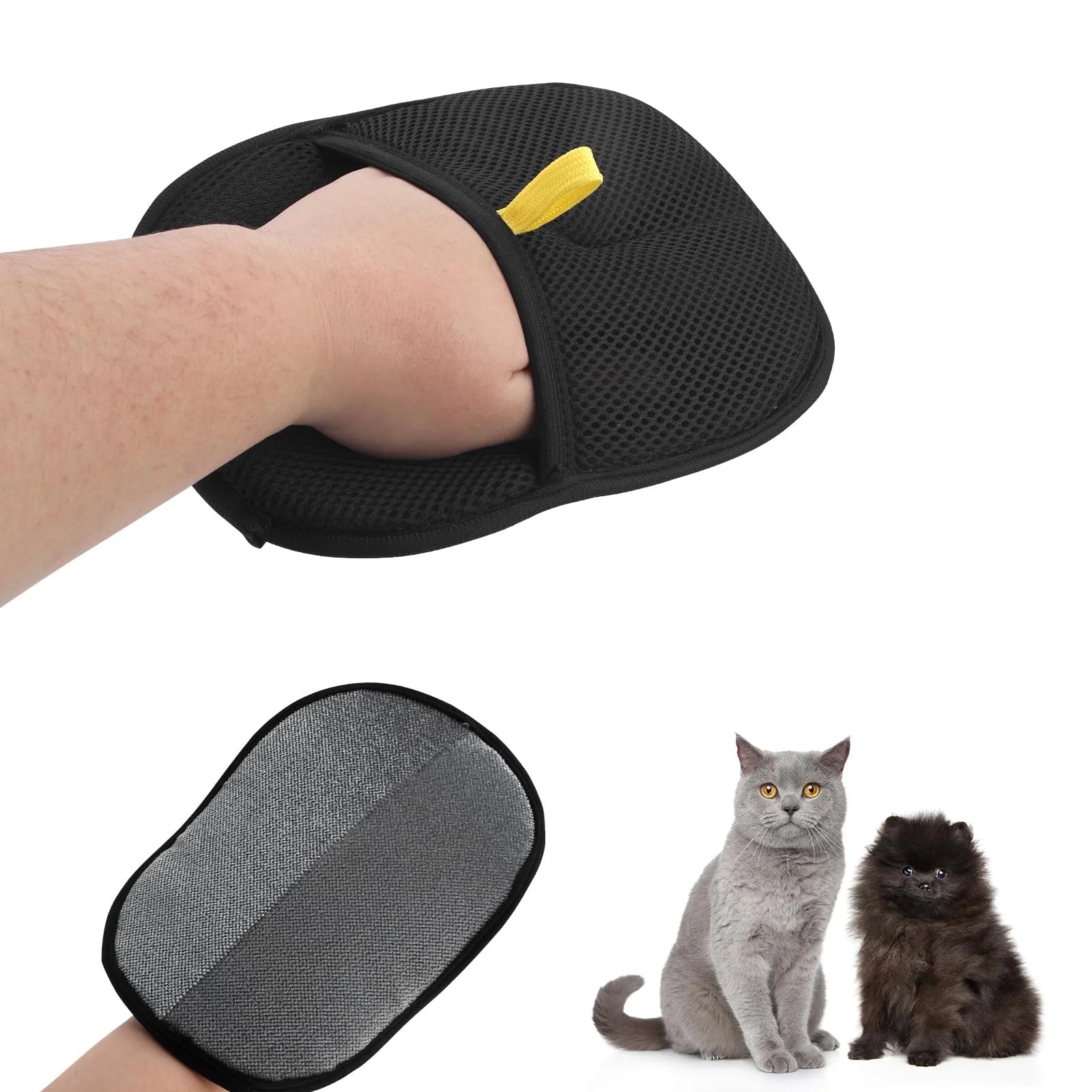 VelvetPaw™ Grooming Gloves — Turn Daily Shedding into a Soothing, Fur-Free Bonding Moment