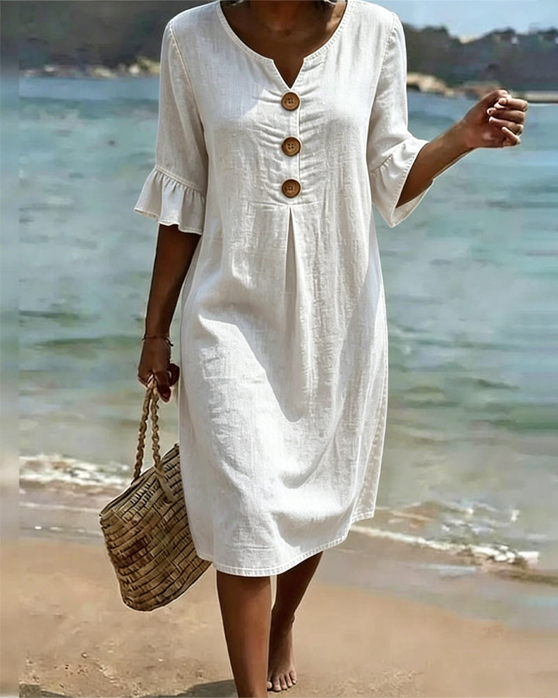 LunaLuxe™ Denim Dress — Slip Into All-Day Confidence and Featherlight Freedom