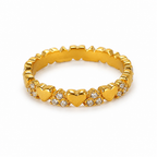 LunaLuxe™ Heart Eternity Ring — Ignite Passion and Shine with Every Glance