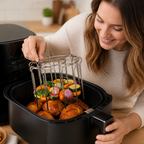 AirGlide Pro™ — Double Your Air Fryer Power for Crispy, Juicy Perfection Every Time