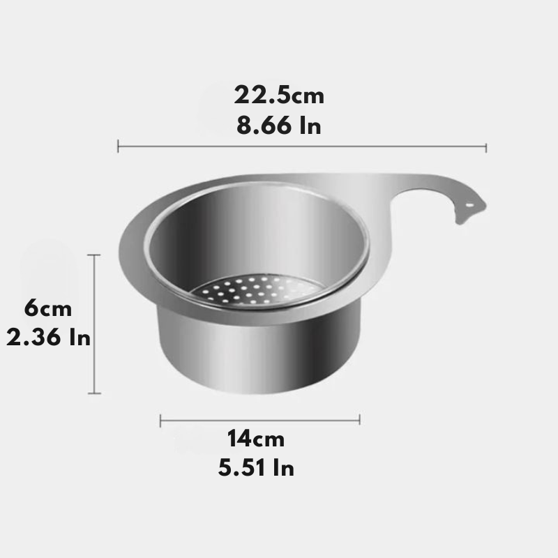 StainlessSteelGuard™ — Block Every Food Particle and Keep Your Sink Spotless Instantly