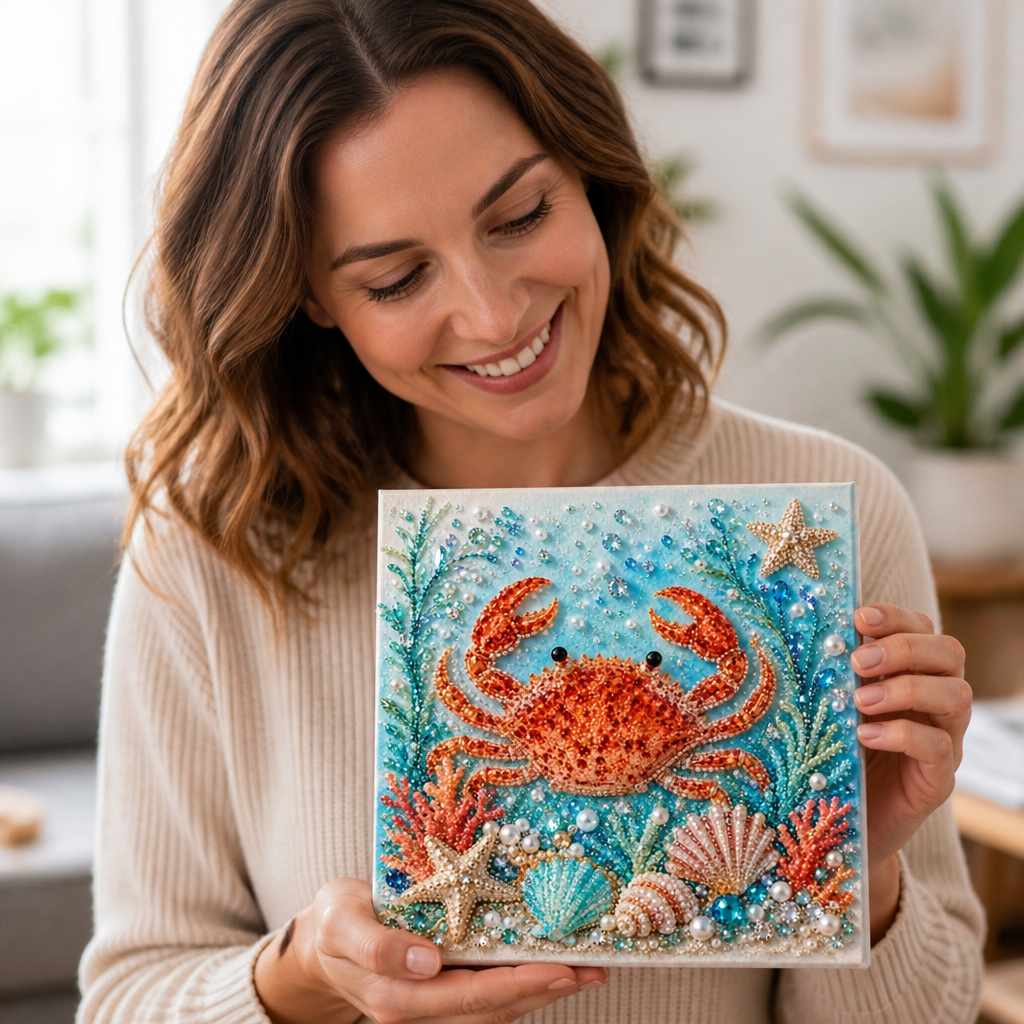 PearlWave™ Coastal Art Kit — Escape Stress and Create Stunning Ocean Treasures in 3D