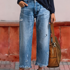 AzureCrest™ Straight Leg Denim Shorts — Own Every Moment with Effortless Edge and Unmatched Comfort