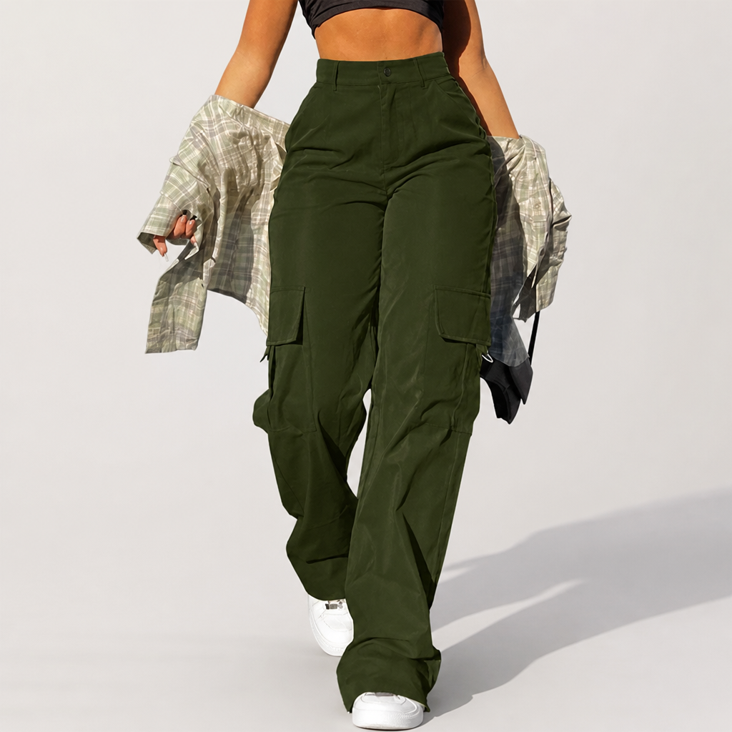 VostraLuxe™ Slimming Cargo Pants — Command Attention with Every Confident Step