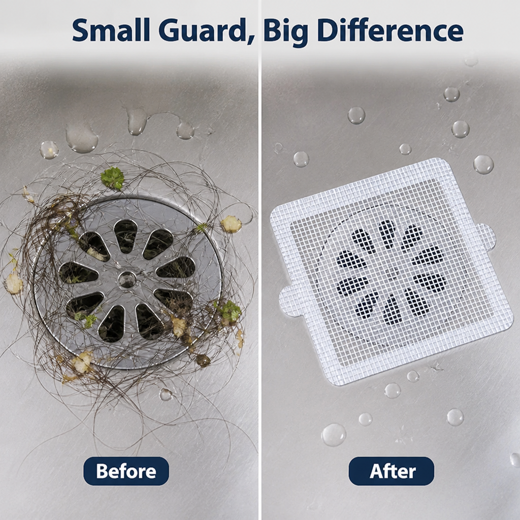 ClearFlowGuard™ — Keep Your Drains Free, Fresh, and Pest-Proof Without Lifting a Finger