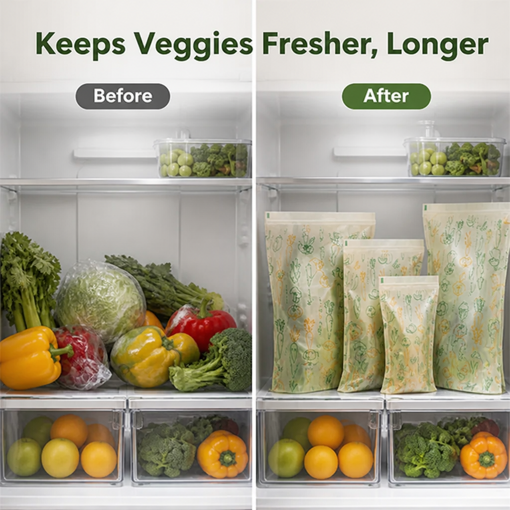 EverMist™ — Keep Every Veggie Crisp, Fresh, and Mouthwateringly Delicious Longer (4 pieces)