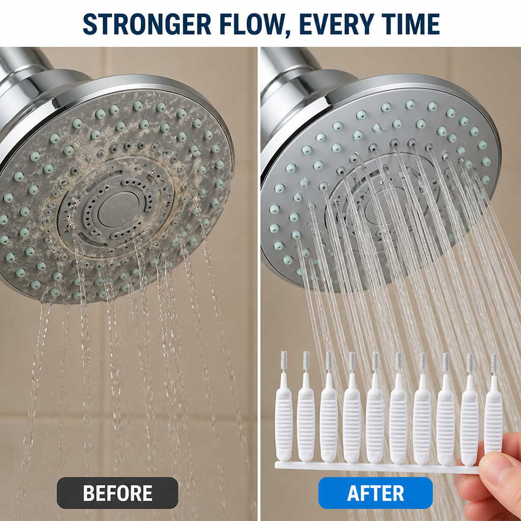 StreamSavvy™ — Unlock Powerful, Refreshing Showers with Every Precision Clean (30 pieces)