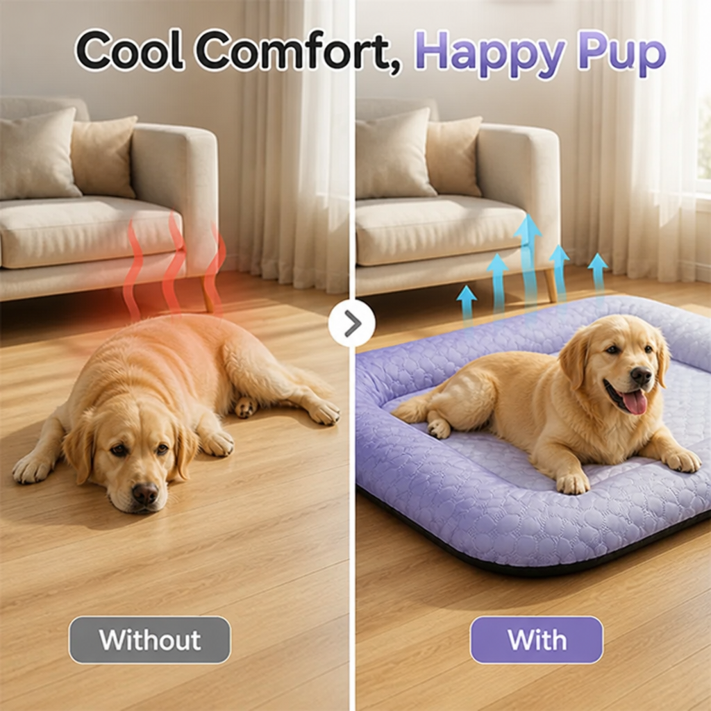 FrostPaw™ Cooling Gel Mat — Instant Chill Comfort That Keeps Your Pet Happy All Day