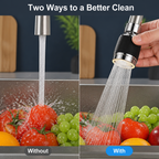 AquaPulse™ 3-Mode Faucet Aerator — Master Your Kitchen with Effortless Precision and Splash-Free Power