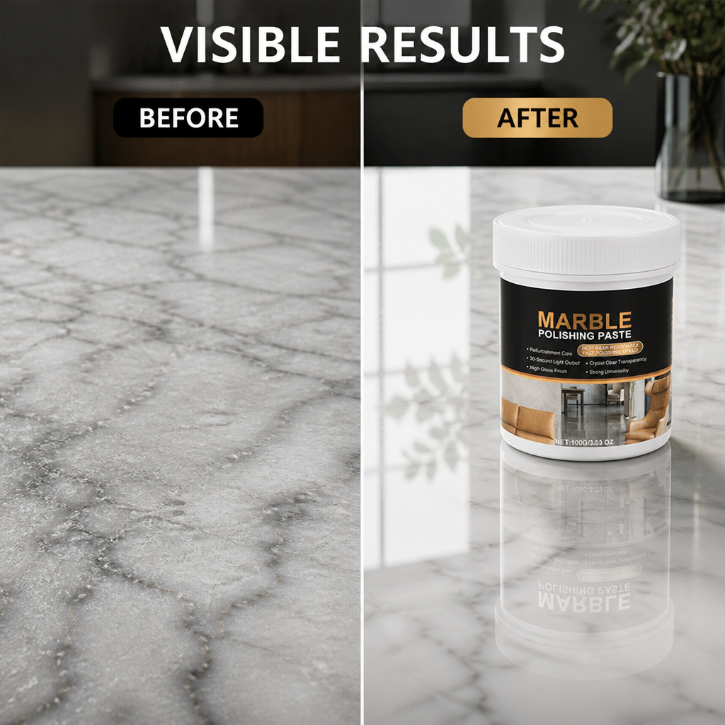 StoneLuxe™ Polishing Paste — Restore Radiance and Shield Your Marble’s Timeless Beauty