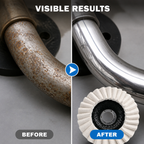 GlideLux™ Wool Felt Flap Polishing Disc — Unleash Flawless Shine and Effortless Control Every Time