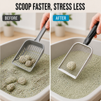 PurePaws™ Metal Mesh Scoop — Scoop Faster, Stress Less, Enjoy Every Moment