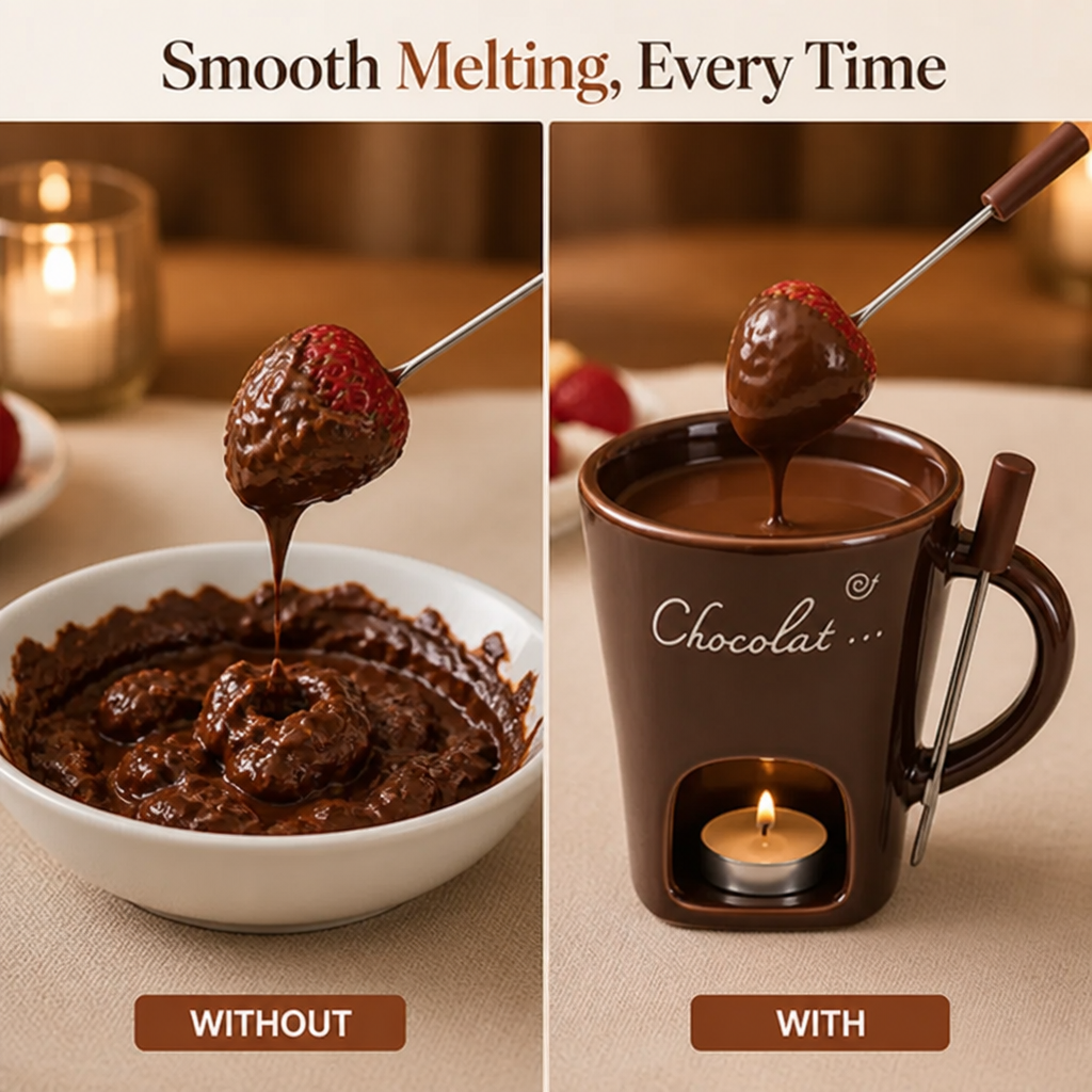 CandiFlow™ — Enjoy Perfectly Smooth, Melted Chocolate Every Time