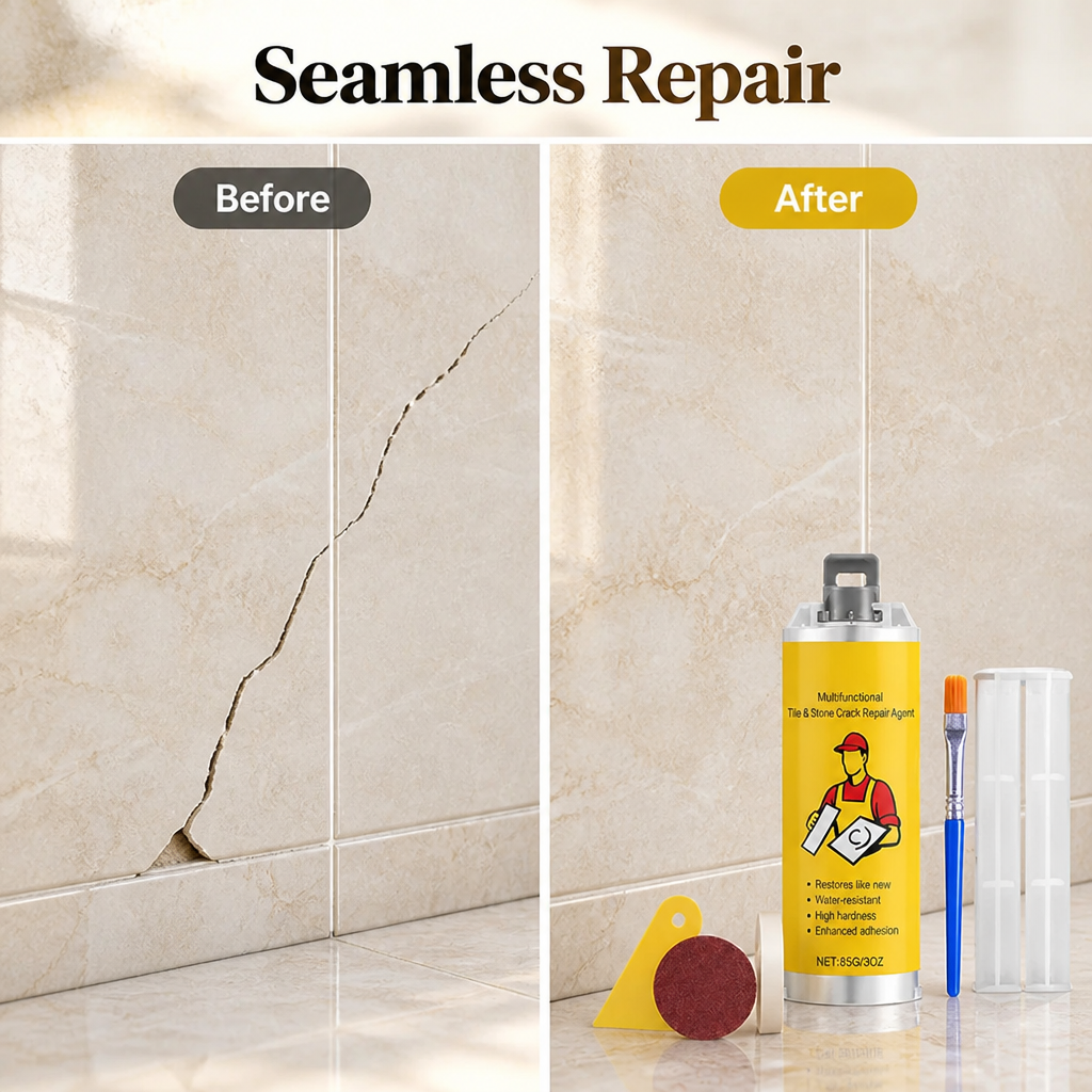 TileRenew™ — Make chipped tiles less noticeable without the messy replacement job