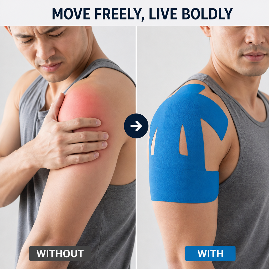 FreedomTape™ — Unlock Pain-Free Shoulders and Move with Confidence Every Day