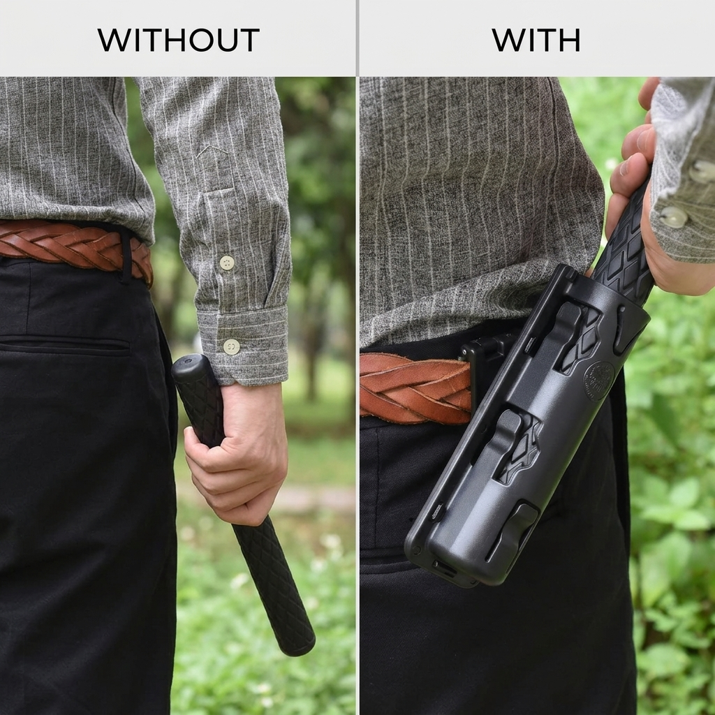 ReadyReach™ Baton Clip — Keep Your Baton Close and Your Hands Free