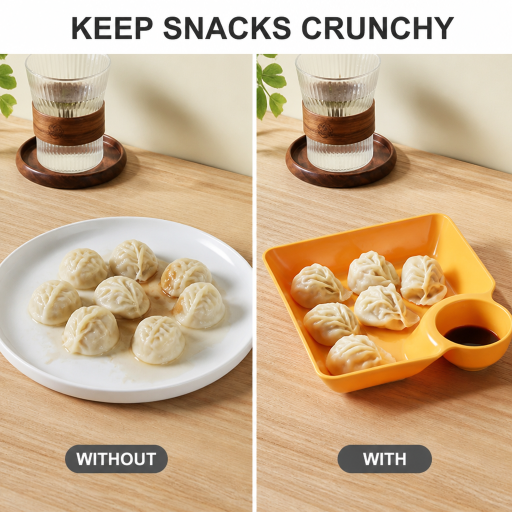 DipNest™ — Keep Every Snack Crunchy, With Your Favorite Dip Close at Hand