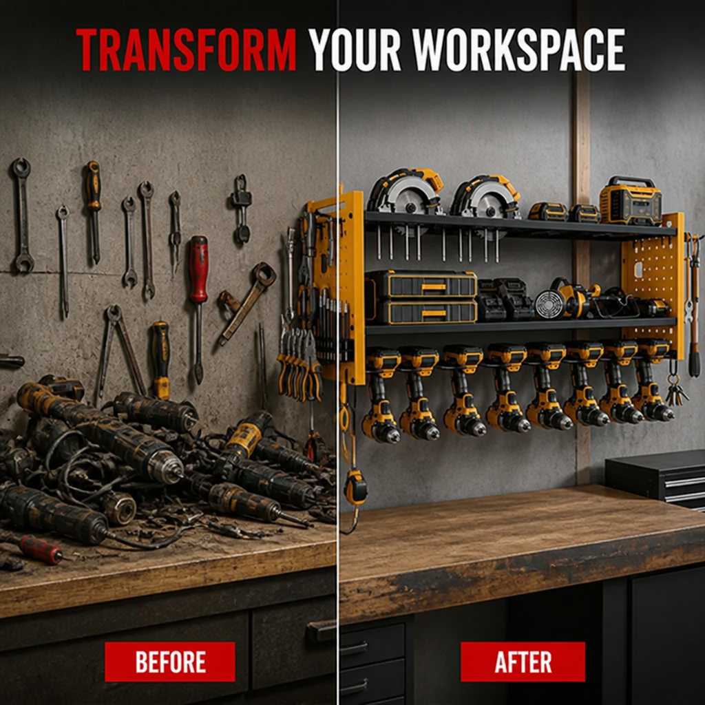 BenchBright™ — Clear Your Bench and Find Every Tool in a Flash