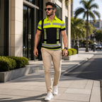 VividGuard™ Men’s Reflective Shirt — Command Attention and Own Every Step After Dark