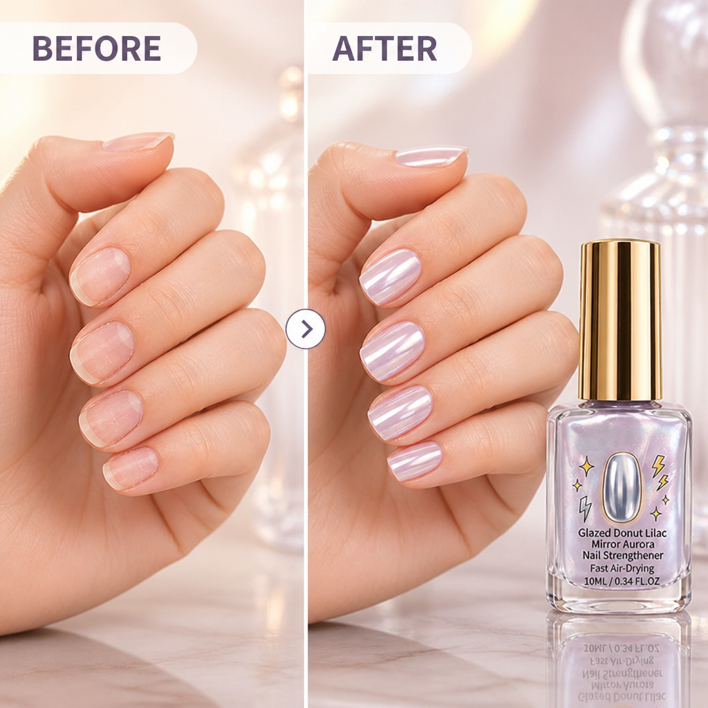 LumaLuxe™ Mirror Nail Strengthener — Transform Weak Nails into Irresistible, Head-Turning Shine