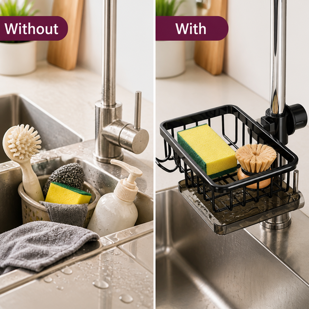 FlowNest™ — Transform Your Sink into a Stylish, Clutter-Free Sanctuary
