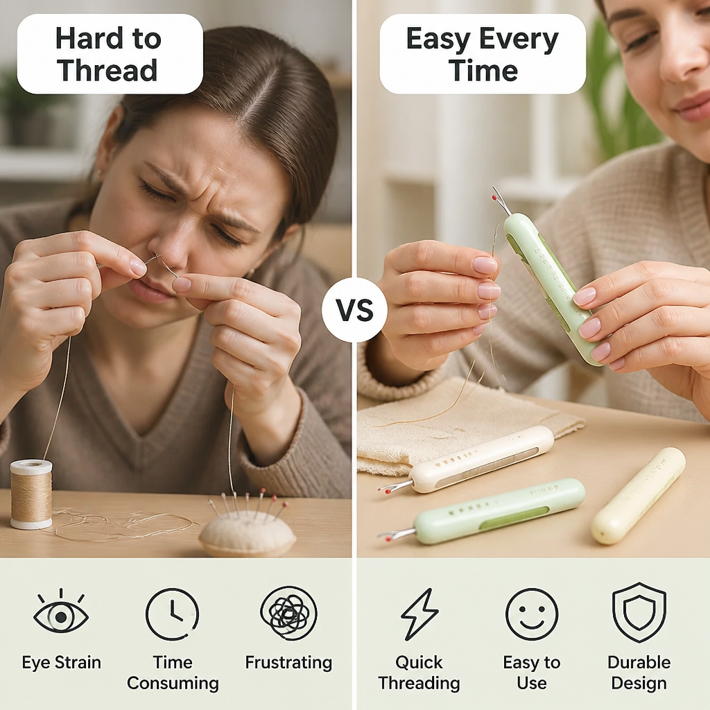 TwinThreader™ — Make Threading Effortless and Keep Your Sewing Flowing Smoothly