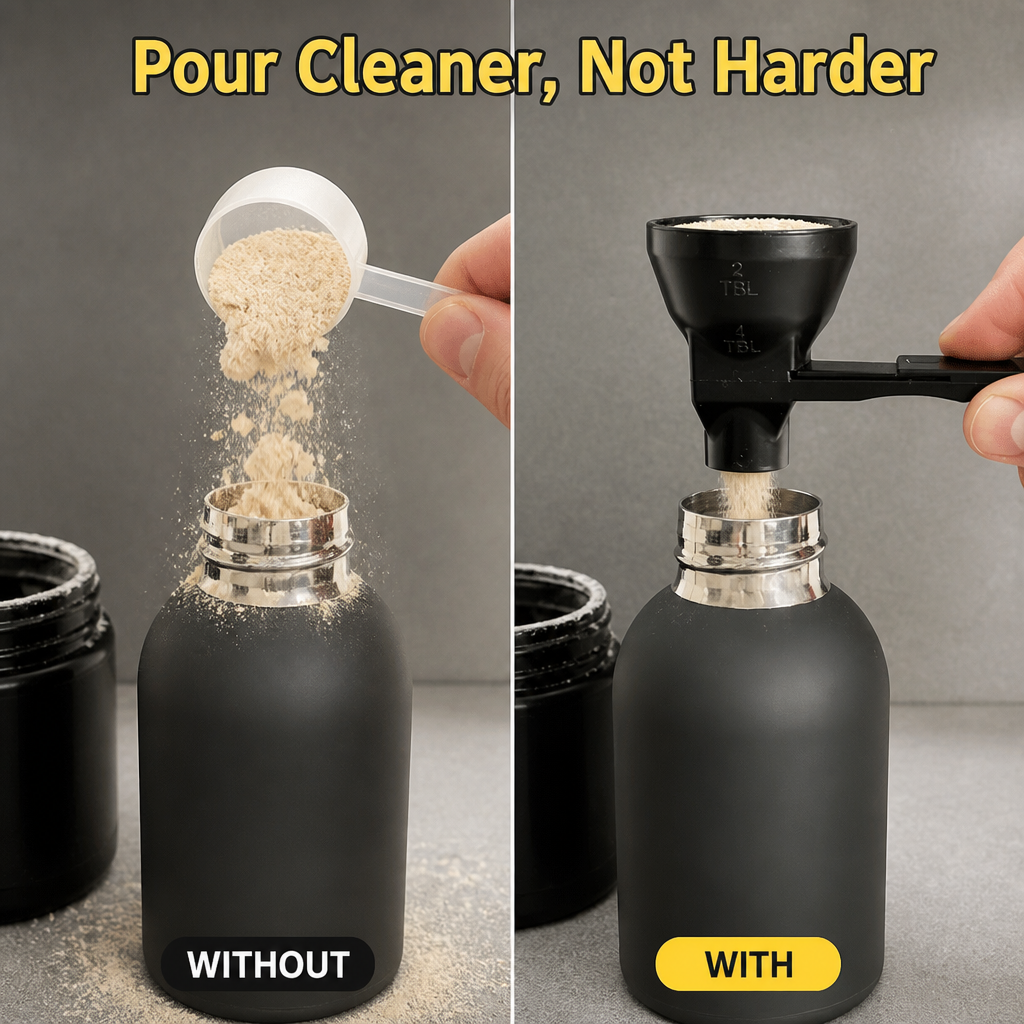 Doseva™ — Pour Perfectly Every Time Without a Single Spill