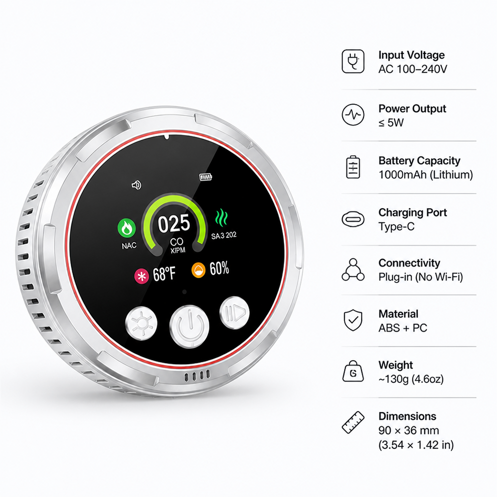 SafeguardSense™ — Never Worry Again with Total Home Air Protection and Instant Alerts