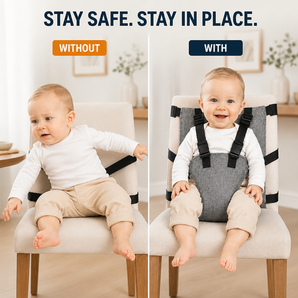 StellaSecure™ Harness — Feel the Freedom of Total Baby Safety Wherever You Go